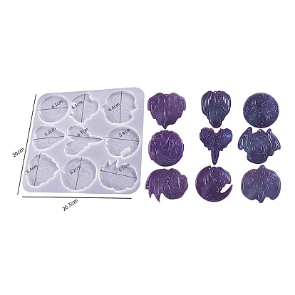 Летающий дракон, силиконовые формы для подвесок своими руками, формы для литья смолы, для изготовления изделий из уф-смолы и эпоксидной смолы