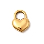 304 подвески из нержавеющей стали, ионное покрытие (ip), подвеска в виде замка в виде сердца