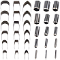 18Pcs Stainless Steel Leather Belt End Punch Cutter