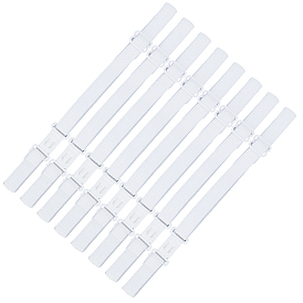 20шт. эластичная лента для галстуков с застежкой-помпоном