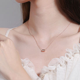 Elegant Round Pendant Necklace with Delicate Waist Chain - Minimalist, Trendy, Unique