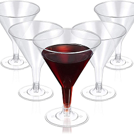 Disposable Party Plastic Champagne Wine Goblet, for Birthday Party Supplies