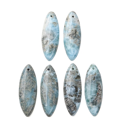 Натуральный Larimar подвески, Очарование лошадиных глаз