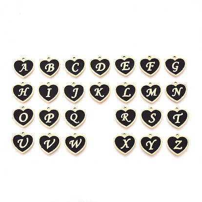 304 нержавеющей стальной эмали подвески, шарма сердца, реальный 14 k позолоченный