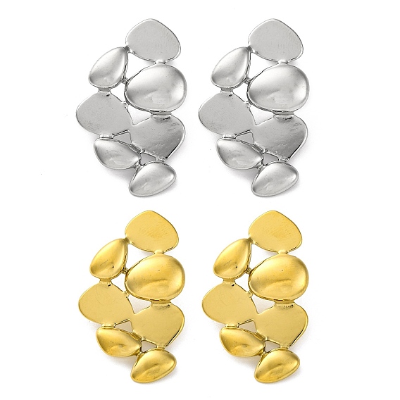 Ионное покрытие (ip) 304 серьги-гвоздики из нержавеющей стали