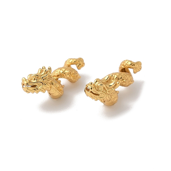 Цвет матового золота 925 бусины из стерлингового серебра