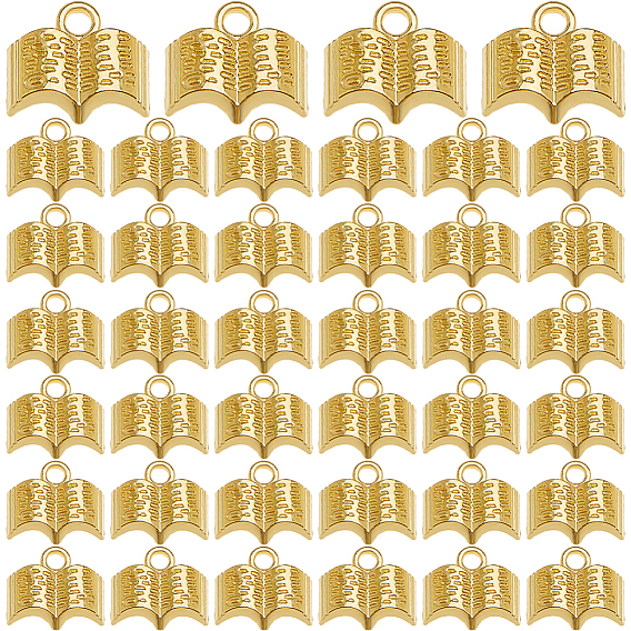 80 подвески из сплава шт., прелести ко дню учителя, для ожерелья, форма книги