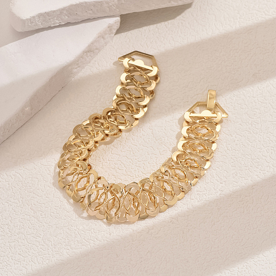 Браслеты из железной цепи в стиле хип-хоп-панк для женщин