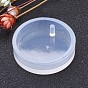 Flat Round Shape DIY Pendant Silicone Molds, Resin Casting Moulds, Jewelry Making DIY Tool For UV Resin, Epoxy Resin Jewelry Making