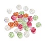 Transparent Glass Beads, Camellia