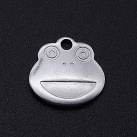 201 Stainless Steel Charms, Frog