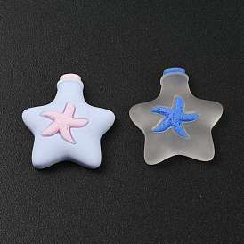 Resin Cabochons, Ocean Theme, Wishing Bottle