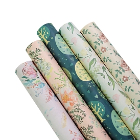 Подарочная упаковка бумаги, прямоугольные, сложенный букет цветов украшение оберточной бумаги