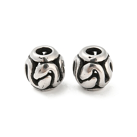 316 Surgical Stainless Steel  Beads, Snake