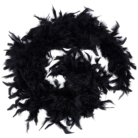 Turkey Feathers Fluff Boa for Dancing, Wedding, Crafting Party Dress Up, Halloween Costume Decoration, Dyed