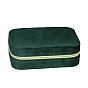 Velvet Box, Jewelry Organizer, for Necklaces, Rings, Earrings and Pendants, Rectangle