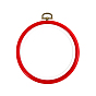 Plastic Cross Stitch Embroidery Hoops, Embroidered Display Frame, Sewing Tools Accessory