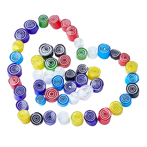 Стеклянные бусины для микроволновой печи, без отверстия , diy креативный материал ручной работы, колонка с годичным кольцом