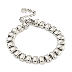 304 Stainless Steel Rectangle Link Chain Bracelets