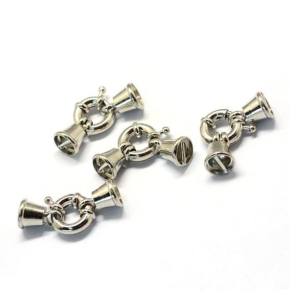 Alloy Spring Sets, with Cord End Cap