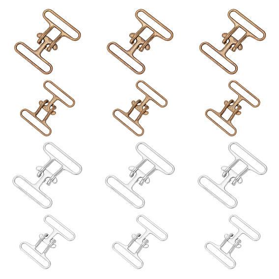 12шт 4 пряжки для ремня из сплава, для пуховика ветровка аксессуары для одежды