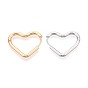 Серьги из 304 нержавеющей стали, сердце