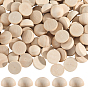 100 шт. Необработанные кабошоны из натурального дерева, неокрашенными, полукруглые / купольные