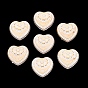 Cuentas de perlas de imitación de plástico abs, metal dorado enlaced, corazón y de la flor