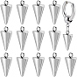 50 шт. 304 подвески из нержавеющей стали, шип / конус