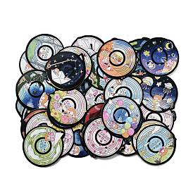 50Pcs Paper Stickers, for DIY Scrapbooking, Journal Decoration, Record