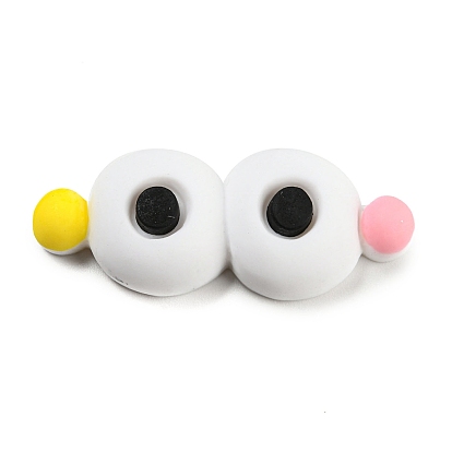 Opaque Resin Cabochons, Funny Eyes