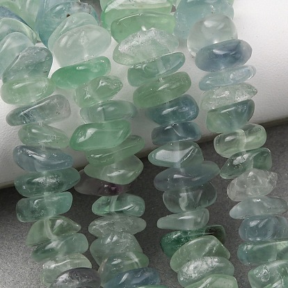 Естественный зеленый флюорит бисер нитей, самородки, упавший камень