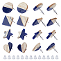 8 Pair 4 Style Resin & Wood Stud Earrings Set, with 304 Stainless Steel Pin, Mix Shaped