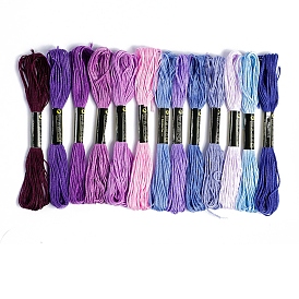 13Bundles 13 Colors Hand-woven Embroidery Cotton Threads