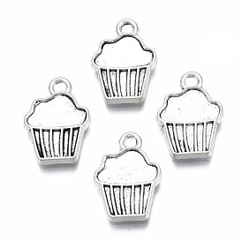 Оправы для подвески из сплава в тибетском стиле для эмали, без кадмия и без свинца, попкорн