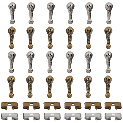 Набор для поиска галстуков-боло своими руками, включая концы шнура из сплава в форме микрофона, железный прямоугольный галстук-боло шлепанцы застежка аксессуары