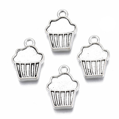 Оправы для подвески из сплава в тибетском стиле для эмали, без кадмия и без свинца, попкорн