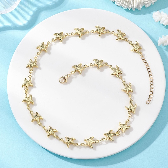 Океан 304 цепочки из нержавеющей стали в виде морской звезды для женщин