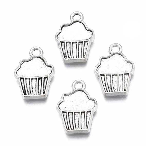 Оправы для подвески из сплава в тибетском стиле для эмали, без кадмия и без свинца, попкорн