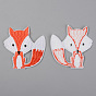 Computerized Embroidery Cloth Iron on/Sew on Patches, Appliques, Costume Accessories, Fox