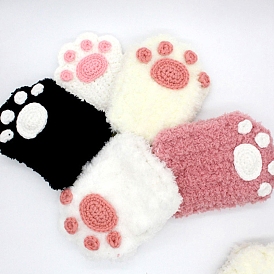 DIY Cat Claw Gloves Yarn Knitting Beginner Kit