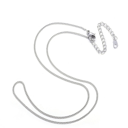 304 из нержавеющей стали Снаряженная цепи ожерелья, для изготовления колье из бисера