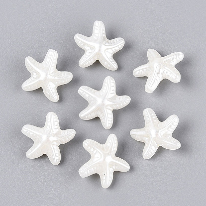 Абс пластиковые жемчужные бисера, морская звезда