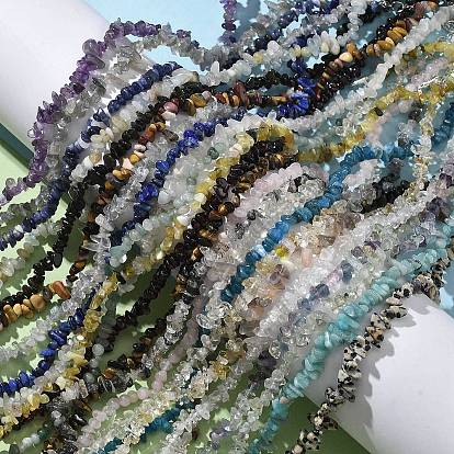 Ожерелья из бисера с драгоценными камнями для мужчин и женщин, с карабинами из нержавеющей стали и удлинителем цепи из нержавеющей стали, серебряные