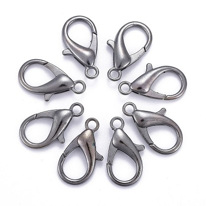 Zinc Alloy Lobster Claw Clasps, Parrot Trigger Clasps, Cadmium Free & Lead Free, Jewelry Making Findings
