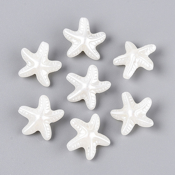 Абс пластиковые жемчужные бисера, морская звезда