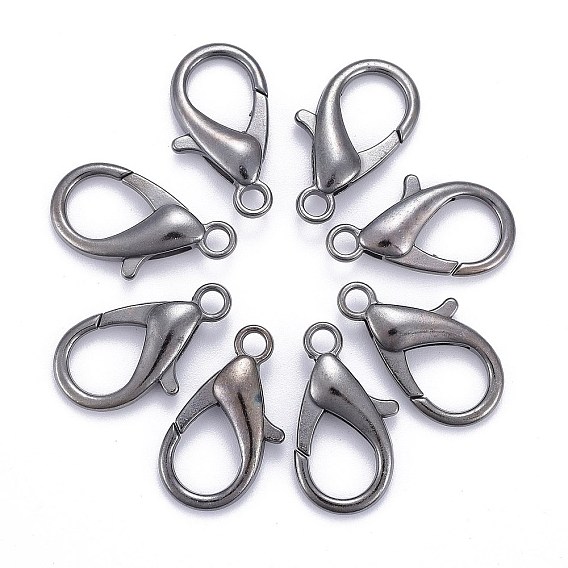 Fermoir mousqueton, fermoirs de homard en alliage de zinc , fermoirs à gâchette de perroquet, sans cadmium et sans plomb, accessoires de fabrication de bijoux