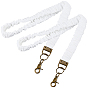 2шт. полиэстеровый ремешок для удостоверения личности и мобильного телефона, с поворотной застежкой из сплава