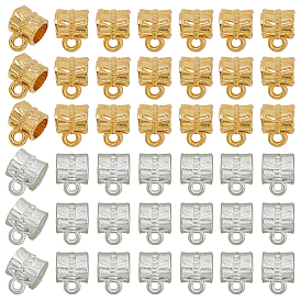 160 шт. 2 цвета цинковый сплав трубчатые держатели, петля под залог, бейлы