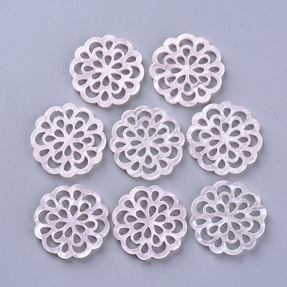 Cellulose Acetate(Resin) Filigree Joiners, Flower